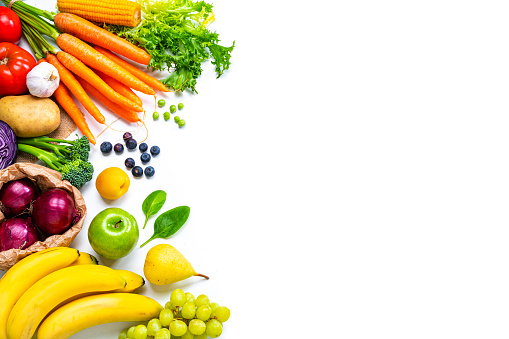 fresh fruits and veggies