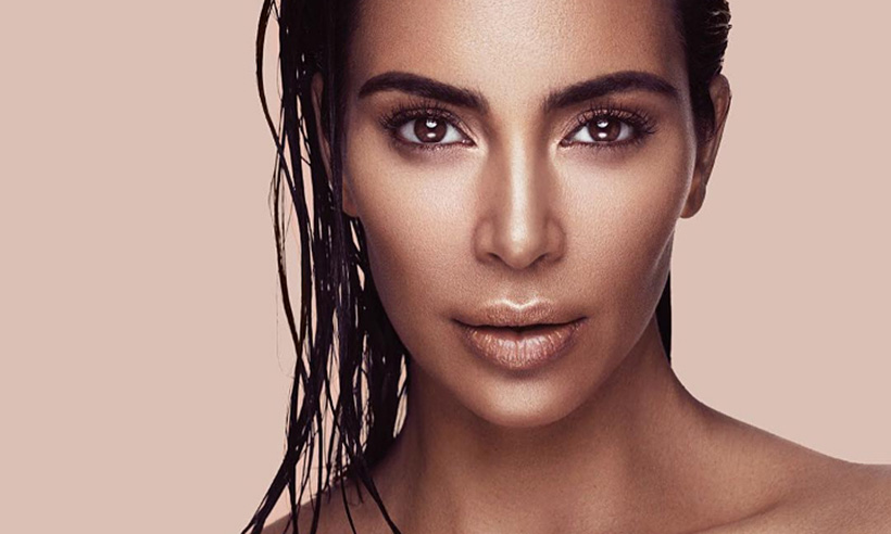 Kim Kardashian contouring