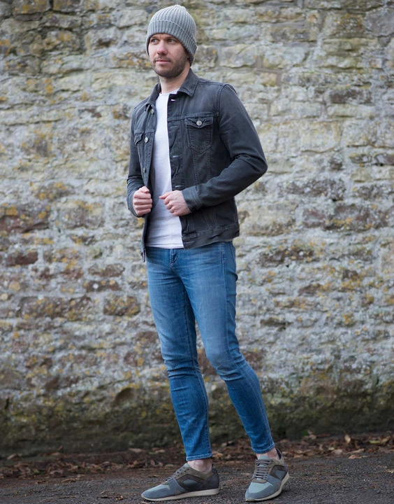 Denim, t-shirt and jacket