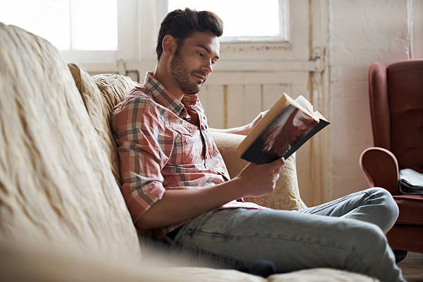 dad reading a book