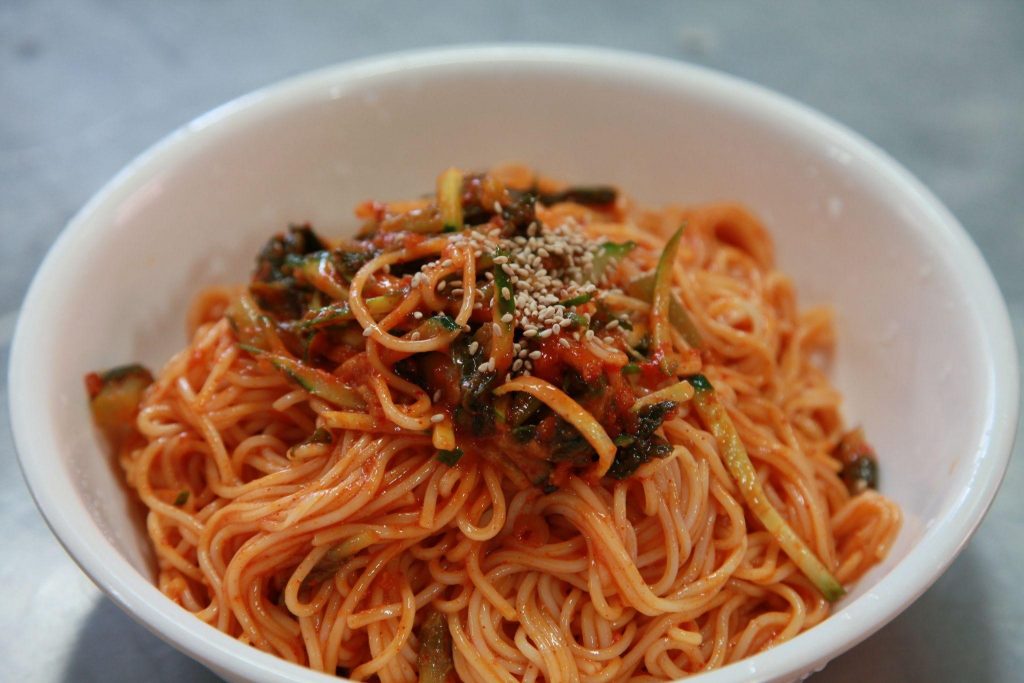 Bibim Guksu (Cold Spicy Noodles)