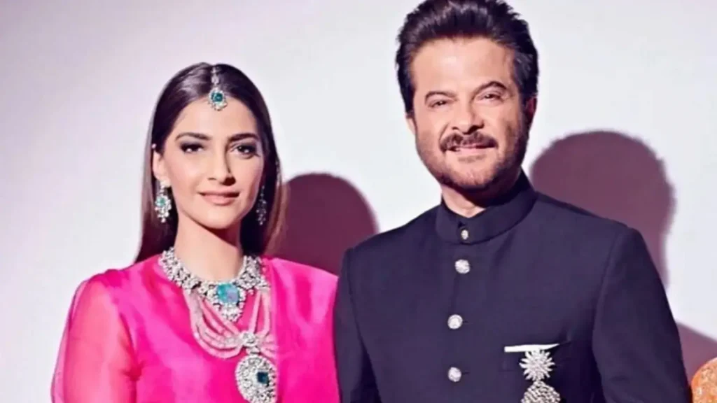 Anil Kapoor and Sonam Kapoor