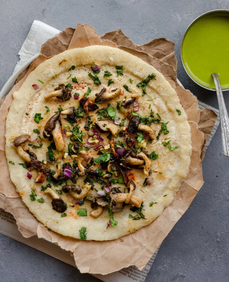 Mushroom Uttapam