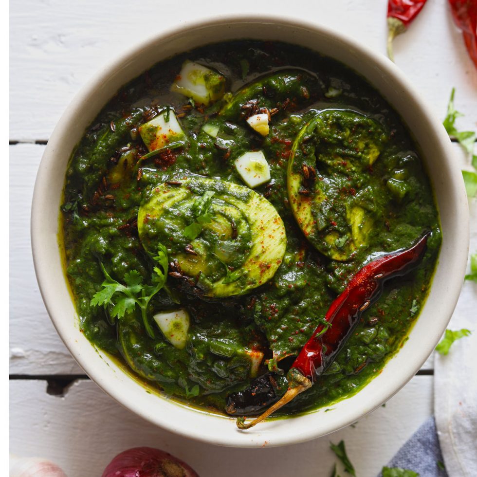 Palak Egg Gravy Recipe