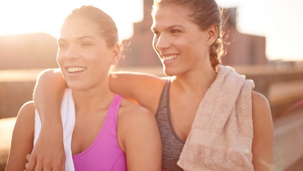 Communicate your fitness aspirations with friends and family