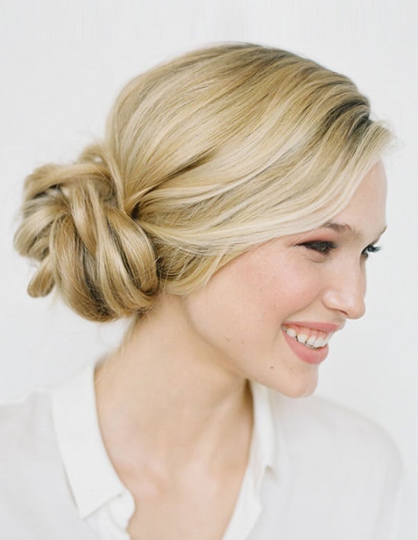 Side Roll Bun Hairstyle