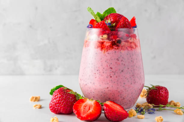 Strawberry Chia Seed Smoothie