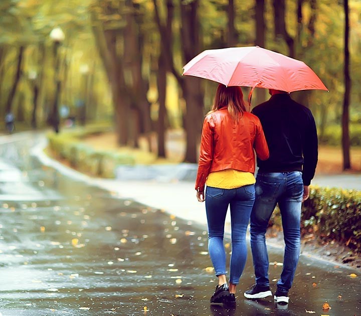 HAVE A LONG WALK UNDER AN UMBRELLA