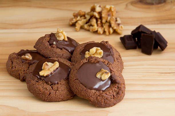 Walnuts and Chocolate Keto Cookies