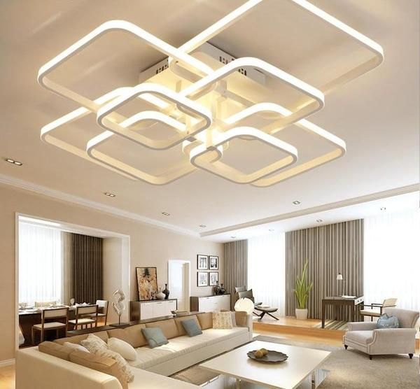 Square LED Chandeliers