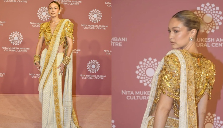 Gigi Hadid's saree avatar 