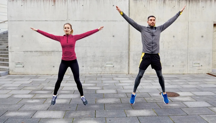 Jumping jacks is one of the easiest and simplest forms of exercise