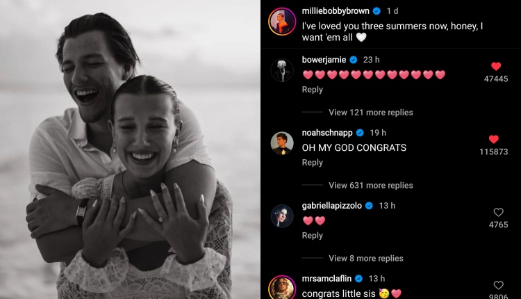 Millie Bobby Brown is engaged