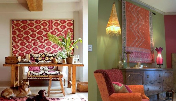 Sarees as tapestry