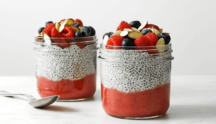 Chia seeds pudding