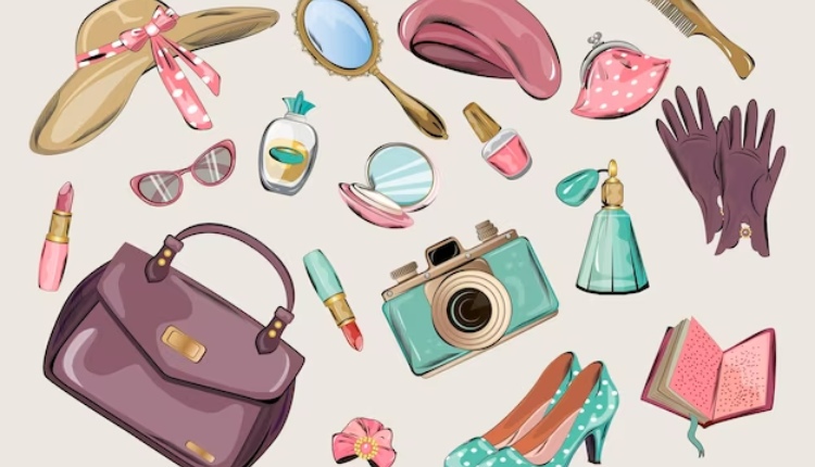 Try on vintage accessories