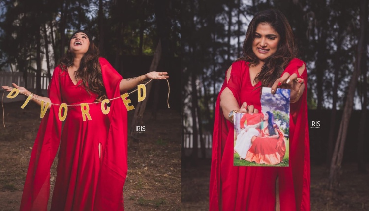 “Divorce is not a Failure”: Tamil Serial Actress Shalini conducted a Divorce Photoshoot for the first time in India