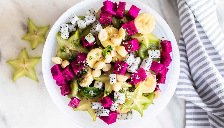 Dragon fruit salad