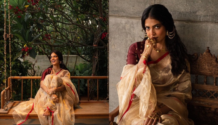 Malavika Mohanan Stuns in a Captivating Saree Look: A Celebration of Elegance