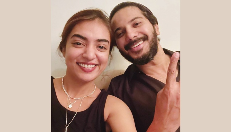 Dulquer Salmaan and Nazriya Nazim