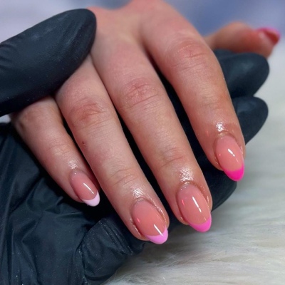 Ombré Barbie Nails