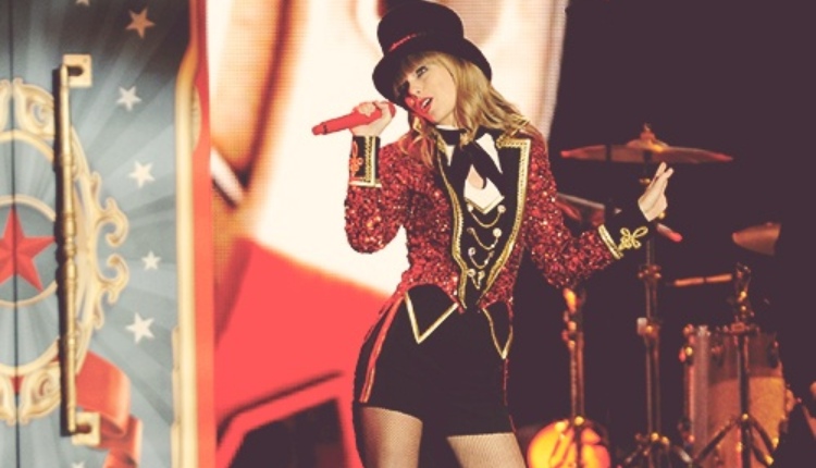 Sequined Ringleader Look from The Red Tour