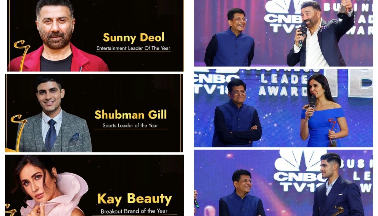 Katrina Kaif’s Kay Beauty, Cricketer Shubman Gill, and Sunny Deol awarded at ‘CNBC-TV18 India Business Leader Awards 2023’