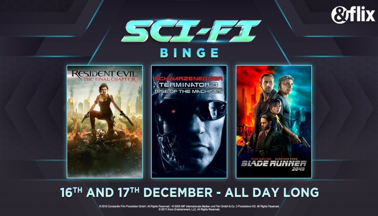 This weekend, rejuvenate with a lineup of the biggest Sci-fi hits on &flix