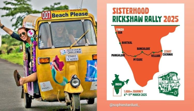 Empowering Women and Children: Madras Midtown Round Table 42 and Ladies Circle 7 Join Forces with The Sisterhood Group UK for a Charitable Rickshaw Rally