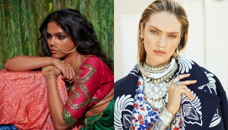 Modern nose piercing fashion