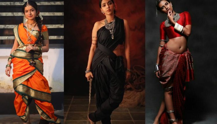 Saree draping fashion India