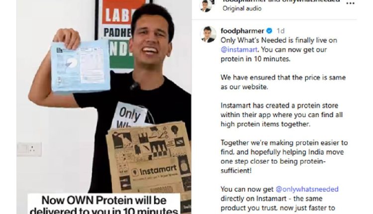 Only What’s Needed