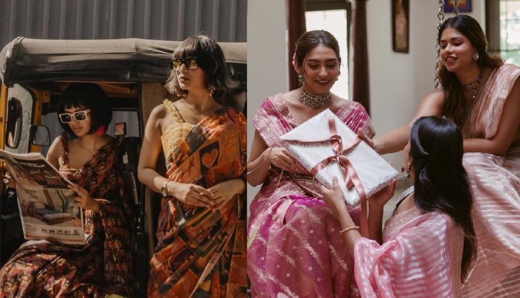 Christmas gift sarees