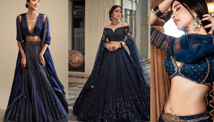 How to Style a Blue Lehenga
