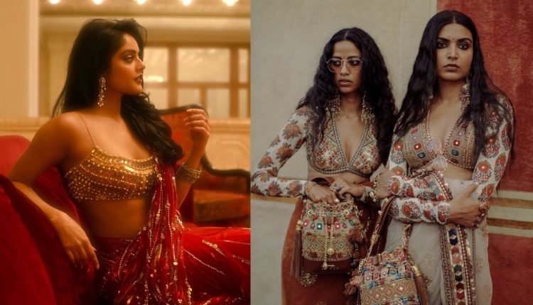 modern saree styling