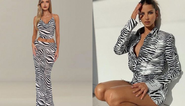 Zebra print fashion trend