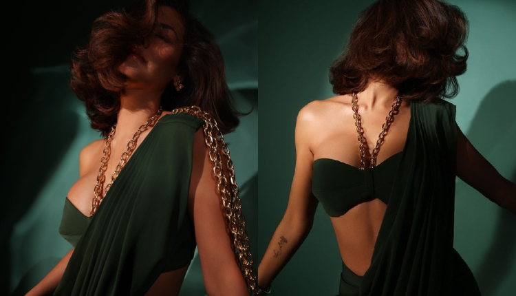 Dark Green Saree Trend 2026