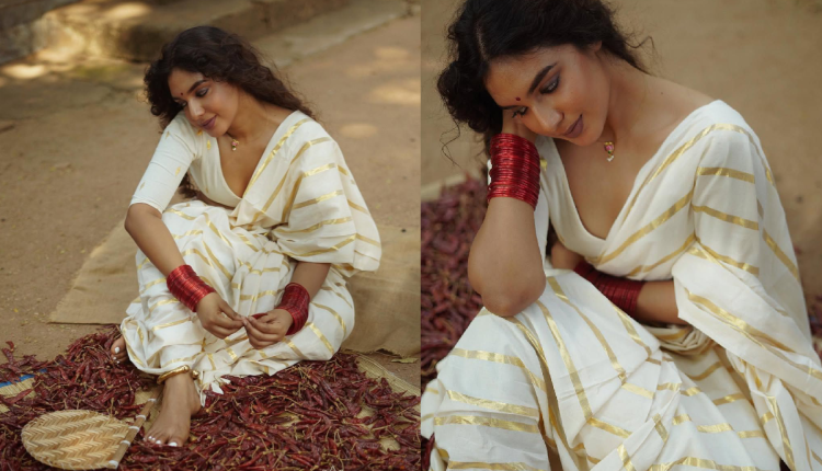 Gold Saree
