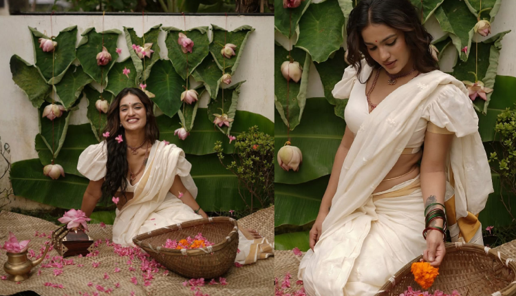Ivory Saree
