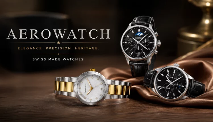 Aerowatch Rakshabandhan 2026 collection featuring Chrono Moonphase and Bicolor Edition Swiss watches
