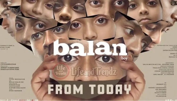 Mother and son in an emotional scene from the film Balan The Boy, directed by Chidambaram
