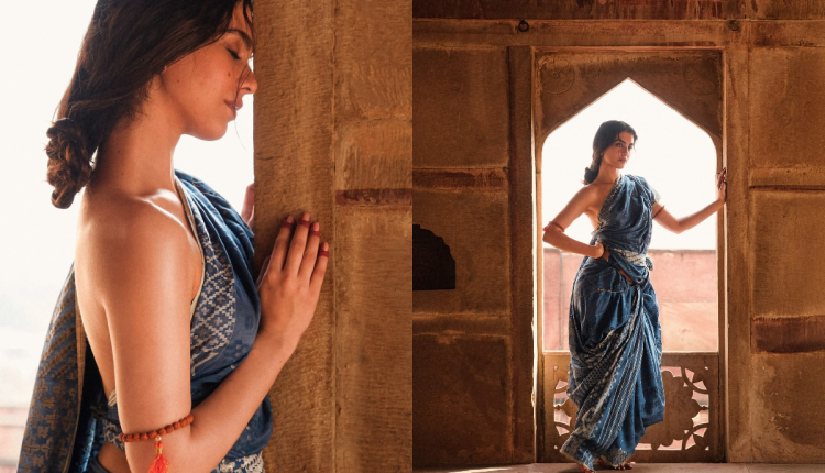 Navy Blue Saree
