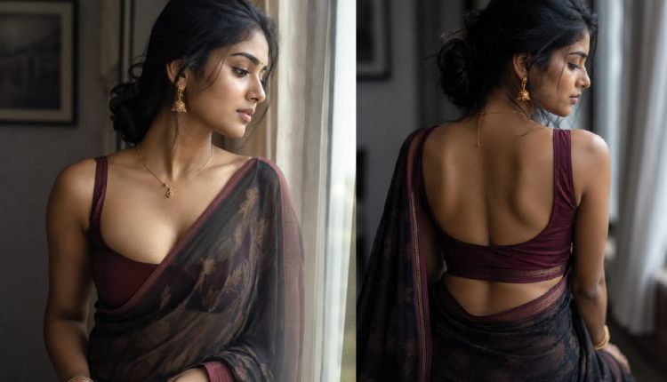 Black Saree Elegance
