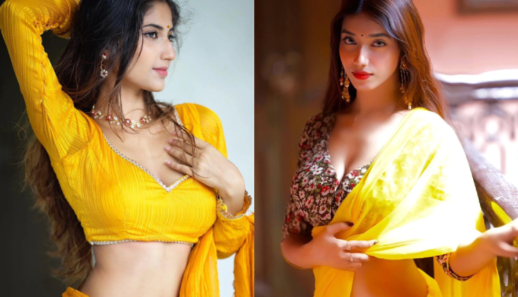 Yellow Saree Fashion