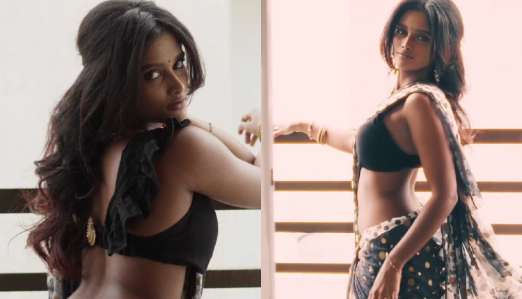 Black & White Saree