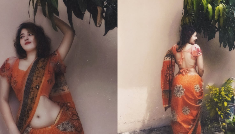 Orange Saree