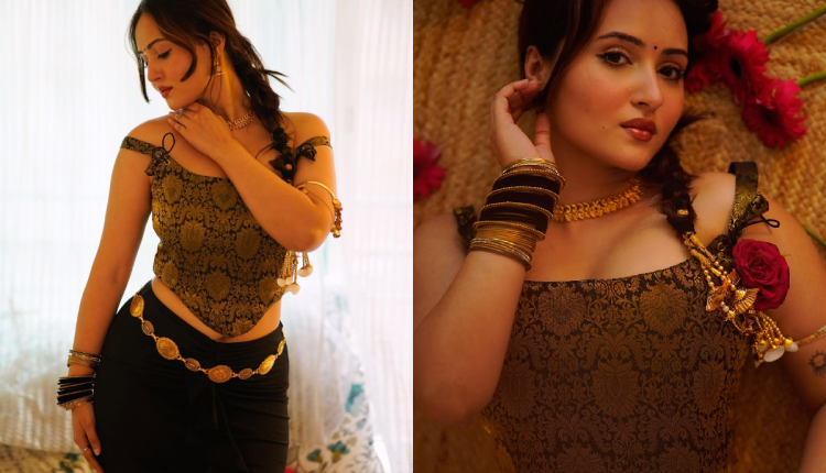 black and gold fashion