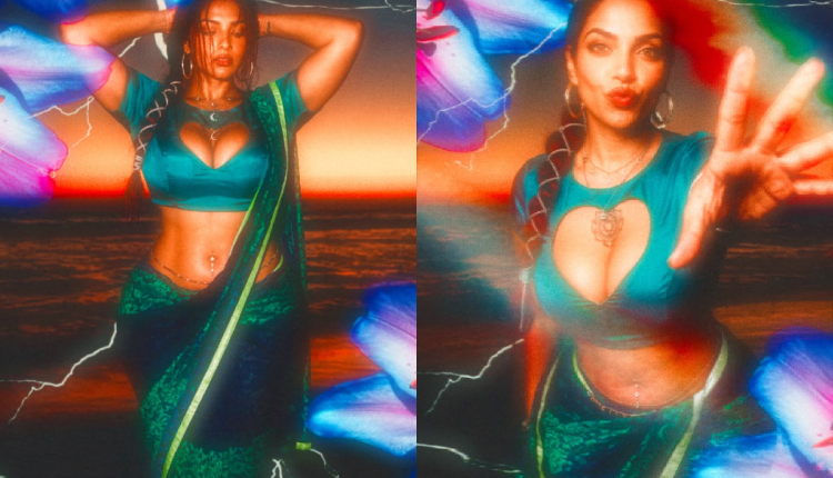 Neon Saree Fashion