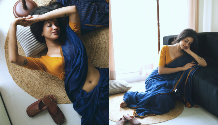Blue Saree