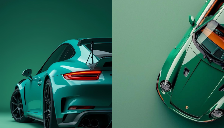 Green Porsche